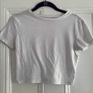 White Wild Fable Crop Top